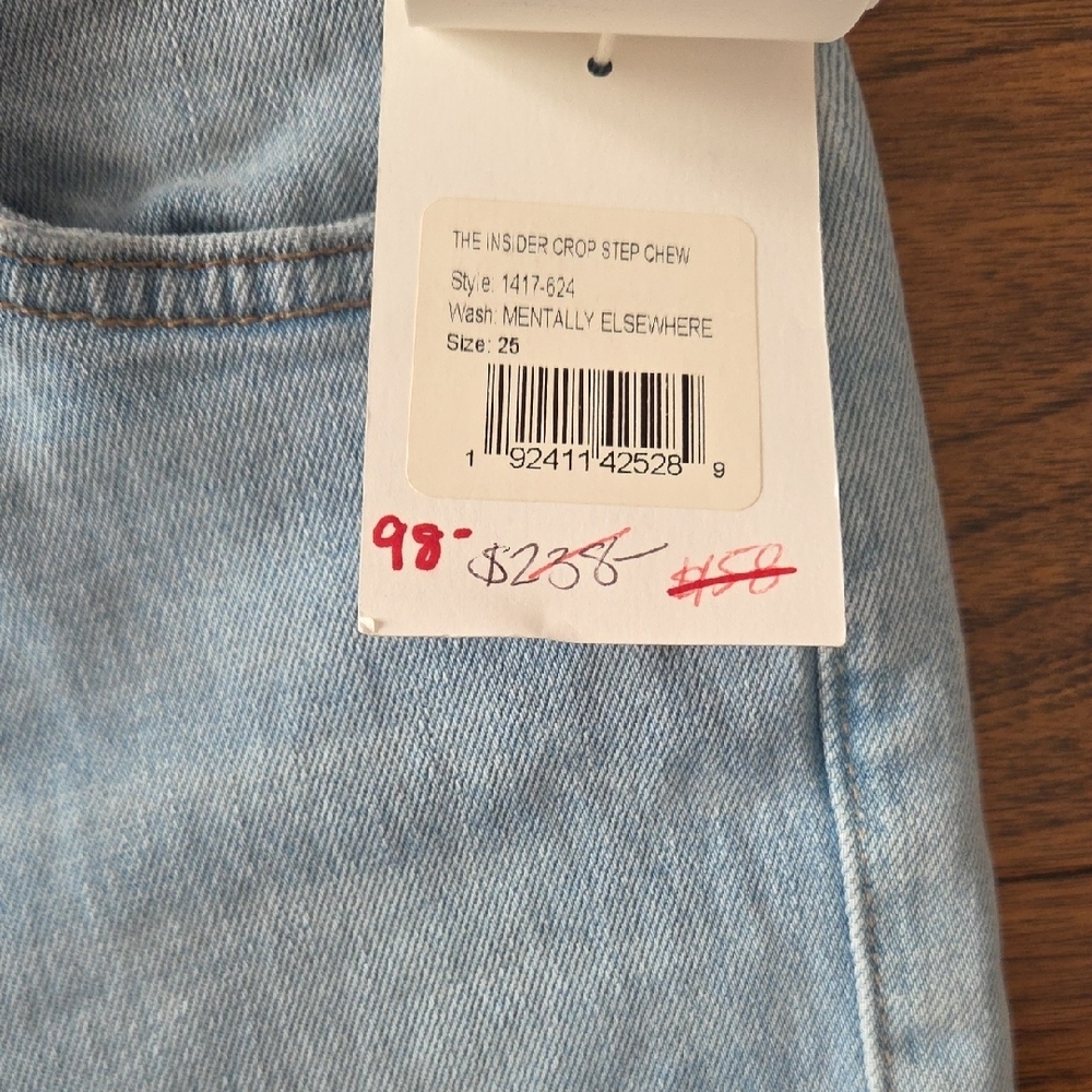 MOTHER Light Wash Straight Leg Jeans - Picture 2 of 5